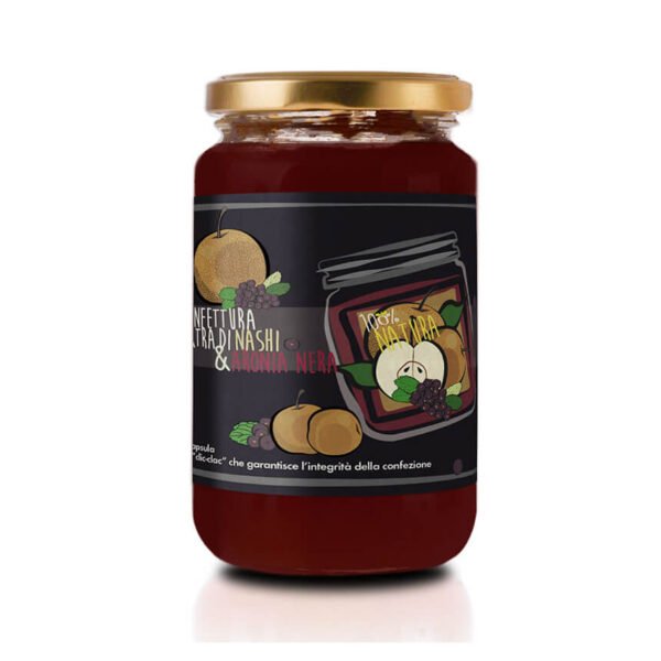 Confettura extra di Nashi e Aronia Nera - 340g