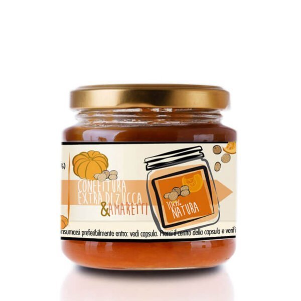 Confettura extra di Zucca e Amaretti - 110g