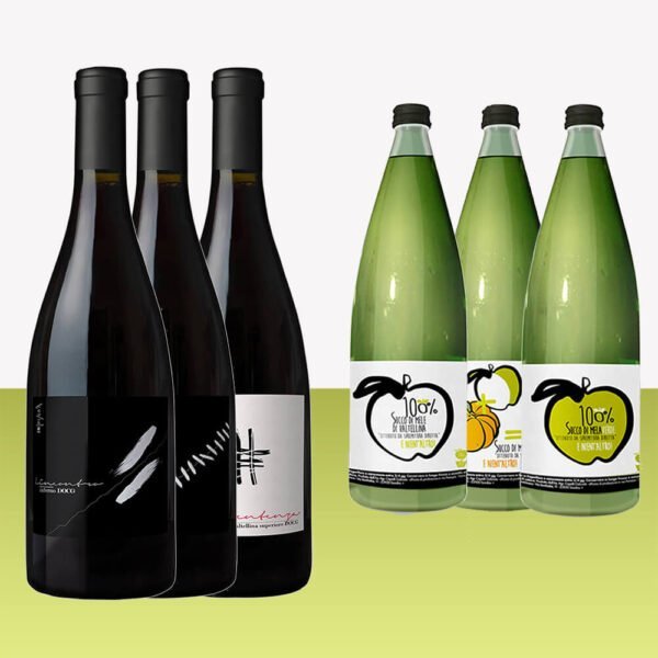Box componibile:  3 vini e 3 succhi