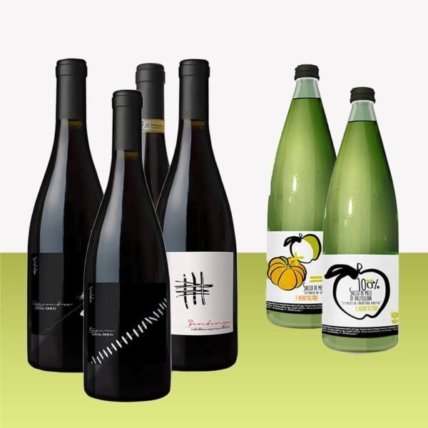 Box componibile:  4 vini e  2 succhi